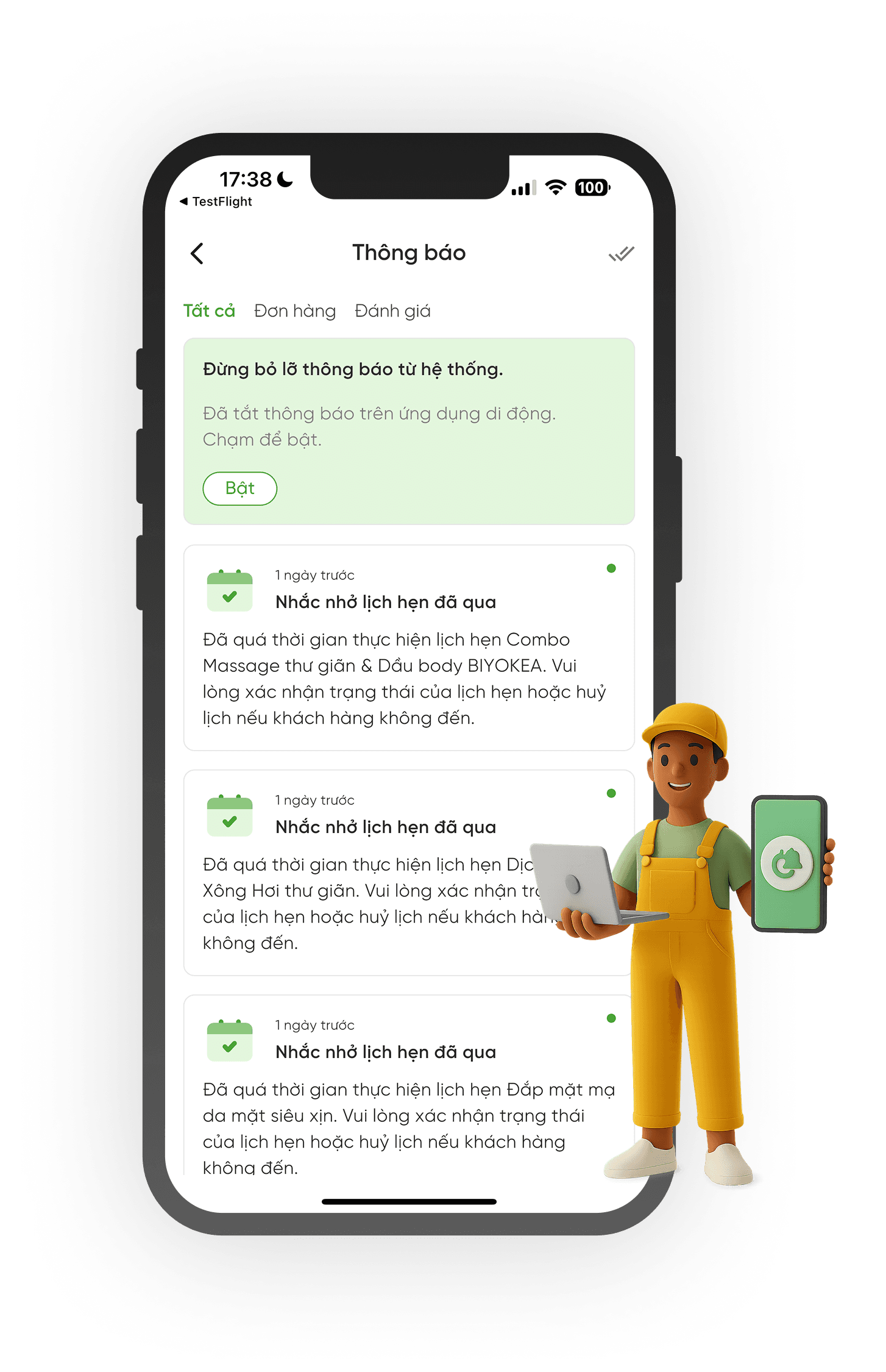 Thông báo tức thì